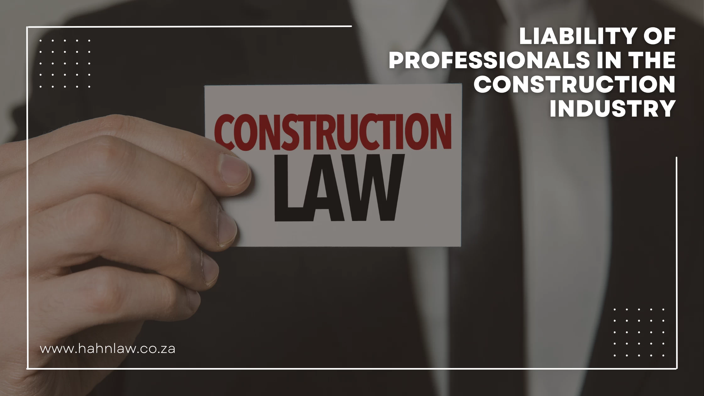 Liability of Professionals in the Construction Industry
