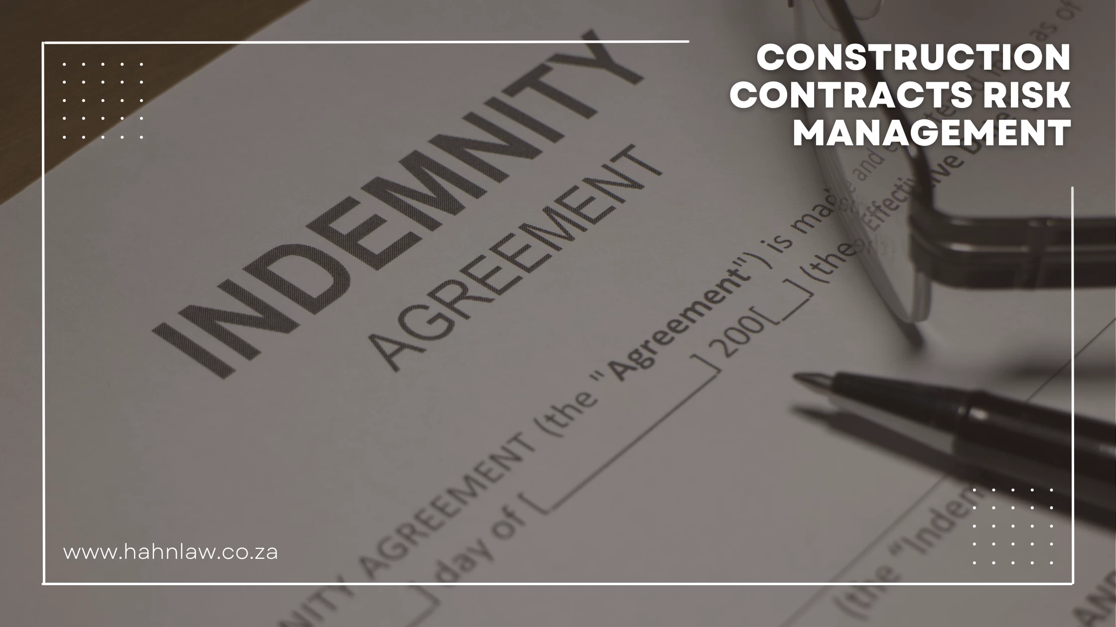 Construction Contracts Risk Management